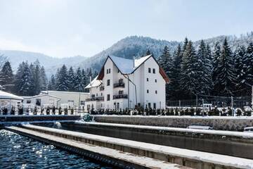 Фото номера Одноместный номер Отель Hotel Pastravaria Popas г. Стацьюня-Климатерикэ-Сымбэта 3